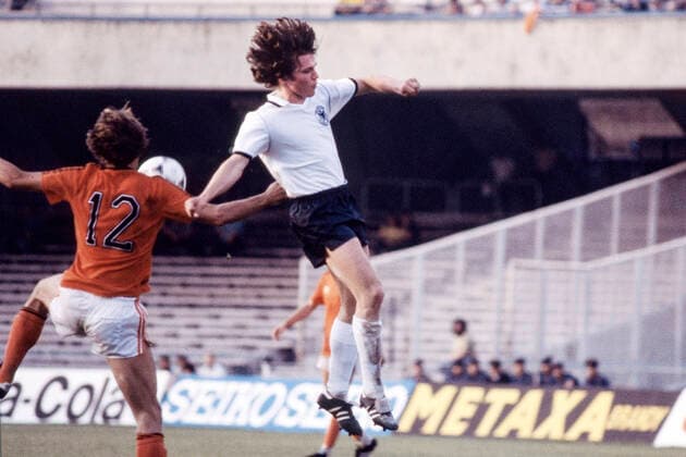 MATTHAEUS Lothar Team Germany first appearance with REP JOHNNY UEFA European Football Championships 1980 preliminary round match Germany Holland 3 2 on 14 June 1980 in the San Paolo Stadium in Naples
