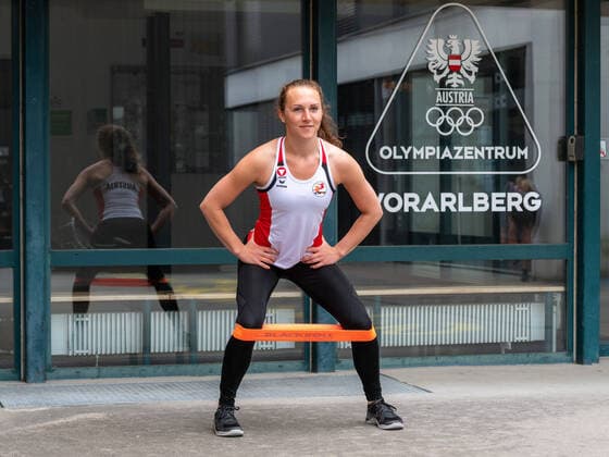 ARTISTIC GYMNASTICS - Training Marlies Maennersdorfer DORNBIRN,AUSTRIA,20.APR.20 - ARTISTIC GYMNASTICS - Training after lightening the restrictions due to the SARS-CoV-2 crisis, corona crisis. Image shows Marlies Maennersdorfer (AUT). GEPAxpictures xOliverxLerch