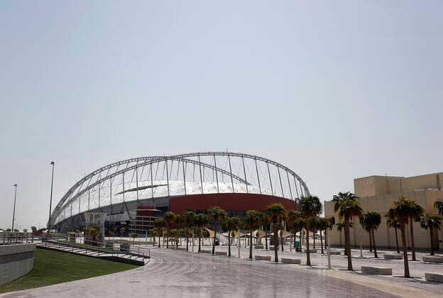 Doha, Qatar, 12.09.2019 Die Aspire Academy, in ar-Rayyan westlich der katarischen Hauptstadt Doha ist eine Akademie mit mehreren Sporthallen in der Aspire Zone. Auf dem Gelände steht auch das Khalifa International Stadium (KIS) . *** Doha, Qatar, 12 09 2019 The Aspire Academy, located in ar Rayyan west of the Qatari capital Doha is a sports academy with several sports halls in the Aspire Zone. On the premises is also the Khalifa International Stadium KIS