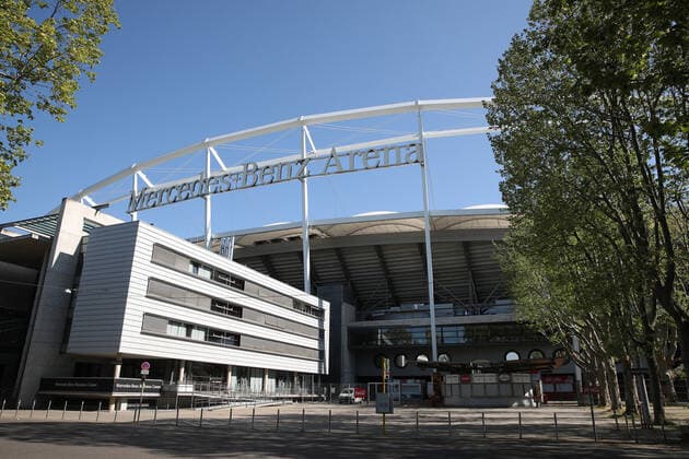 VfB Stuttgart Germany, Stuttgart, 23 04 2020, football, 2 Bundesliga, season 2019 2020, VfB Stuttgart Mercedes Benz Arena