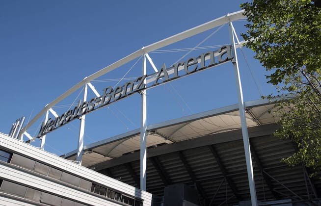 VfB Stuttgart Germany, Stuttgart, 23 04 2020, football, 2 Bundesliga, season 2019 2020, VfB Stuttgart Mercedes Benz Arena