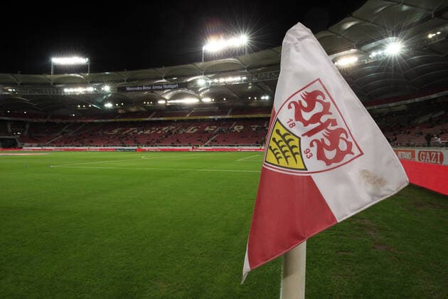 VfB Stuttgart DSC Arminia Bielefeld Germany, Stuttgart, 25 04 2020, football, 2 Bundesliga, season 2019 2020, VfB Stuttgart DSC Arminia Bielefeld Overview Mercedes Benz Arena Stadium empty Ghost games, DFL DFB REGULATIONS PROHIBIT ANY USE OF PHOTOGRAPHS AS IMAGE SEQUENCES AND OR QUASI VIDEO