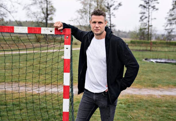 Ritzau interview with Michael V Knudsen, photographed here in Sejs by Silkeborg, Thursday 30 April 2020 His long career in handball ended abruptly and without any tribute due to coronavirus, Silkeborg Jutland,  Copyright: HenningxBagger HenningxBaggerx cop105 spdk20200430-115621-L