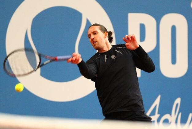 Jean Marc Werner at the Tennis Exhibition Series in Hoehr Grenzhausen Tennis Exhibition Series in Hoehr Grenzhausen Tennis Exhibition Series in Hoehr Grenzhausen Hoehr Grenzhausen Copyright: xEibner-Pressefotox
