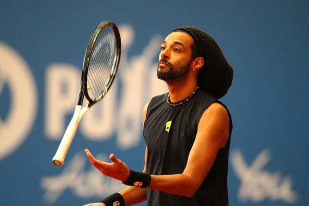 Dustin Brown at the Tennis Exhibition Series in Hoehr Grenzhausen Tennis Exhibition Series in Hoehr Grenzhausen Tennis Exhibition Series in Hoehr Grenzhausen Hoehr Grenzhausen Copyright: xEibner-Pressefotox