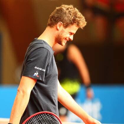 Yannick Hanfmann at the Tennis Exhibition Series in Hoehr Grenzhausen Tennis Exhibition Series in Hoehr Grenzhausen Tennis Exhibition Series in Hoehr Grenzhausen Hoehr Grenzhausen Copyright: xWeissx Eibner-Pressefotox EP_rws