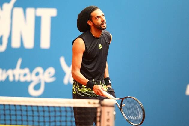 Dustin Brown at the Tennis Exhibition Series in Hoehr Grenzhausen Tennis Exhibition Series in Hoehr Grenzhausen Tennis Exhibition Series in Hoehr Grenzhausen Hoehr Grenzhausen Copyright: xWeissx Eibner-Pressefotox EP_rws