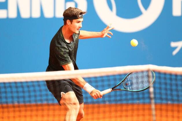 Constantin Schmitz at the Tennis Exhibition Series in Hoehr Grenzhausen Tennis Exhibition Series in Hoehr Grenzhausen Tennis Exhibition Series in Hoehr Grenzhausen Hoehr Grenzhausen Copyright: xEibner-Pressefotox