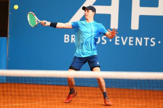 Florian Broska at the Tennis Exhibition Series in Hoehr Grenzhausen Tennis Exhibition Series in Hoehr Grenzhausen Tennis Exhibition Series in Hoehr Grenzhausen Hoehr Grenzhausen Copyright: xWeissx Eibner-Pressefotox EP_rws