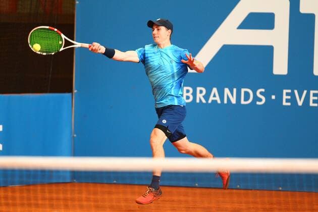 Florian Broska at the Tennis Exhibition Series in Hoehr Grenzhausen Tennis Exhibition Series in Hoehr Grenzhausen Tennis Exhibition Series in Hoehr Grenzhausen Hoehr Grenzhausen Copyright: xWeissx Eibner-Pressefotox EP_rws