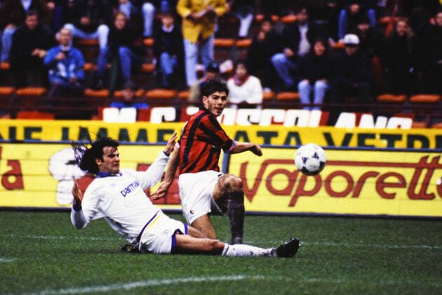 ZVONIMIR BOBAN, AC Milan, FERNANDO COUTO, Parma, Serie A, Milan vs Parma 1-1, Milano SERIE A 1994-95 MILAN-PARMA 1-1