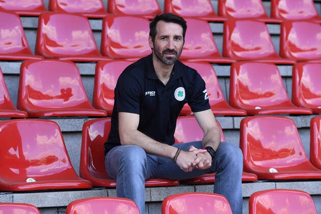 Football Regional League Relay West Presentation RWO Head Coach Dimitrios Pappas on 11 05 2020 in the VIP room of the Niederrhein Stadium in Oberhausen Dimitrios Pappas Head Coach Oberhausen xRx