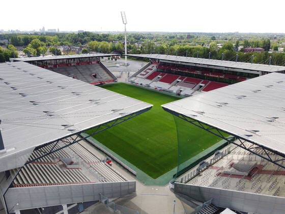 13 05 2020, Football GER, Regionalliga West, Season 2019 2020, SC Rot Weiss Essen, Stadium overview, Stadion Essen an der Hafenstrasse, Essen North Rhine-Westphalia Germany Team2