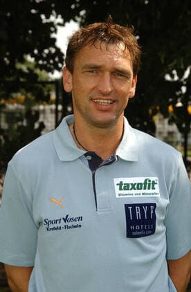 Regionalliga Nord, Season 2003 2004, Photo session KFC Uerdingen, 09 07 2003 Claus Dieter Wollitz Coach KFC Uerdingen Portrait