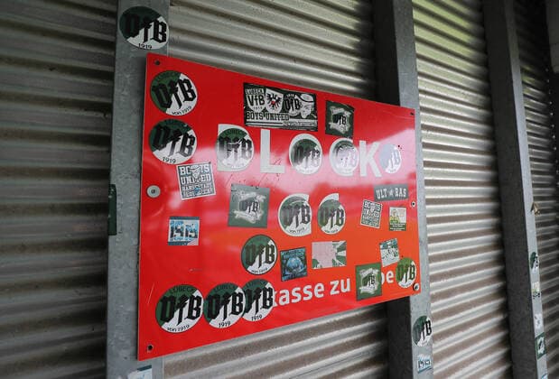 Impressions of the Lohmuehle stadium, home ground of VfB Luebeck, the future 3 league team from the 2020 2021 season