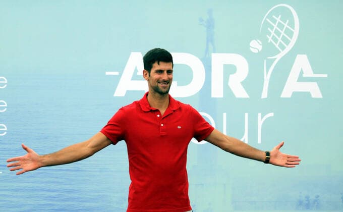 Bilder des Jahres 2020, Sport 05 Mai Sport Themen der Woche KW22 Sport Bilder des Tages 25.05.2020 Belgrade(Serbia) Novak Djokovic press conference, PK, Pressekonferenz announcement of exibition tennis tournament Adria Cup who will play in Belgrade,Zadar,Montenegro and Banja Luka. : 