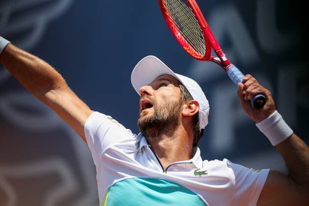 TENNIS - Austrian Pro Series MARIA ENZERSDORF,AUSTRIA,27.MAY.20 - TENNIS - Generali Austrian Pro Series. Image shows Juergen Melzer (AUT). GEPAxpictures xPhilippxBrem