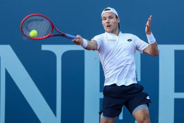TENNIS - Austrian Pro Series MARIA ENZERSDORF,AUSTRIA,27.MAY.20 - TENNIS - Generali Austrian Pro Series. Image shows Lucas Miedler (AUT). GEPAxpictures xPhilippxBrem
