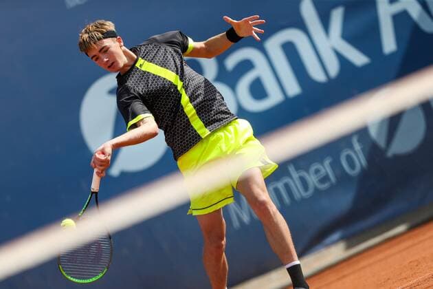 TENNIS - Austrian Pro Series MARIA ENZERSDORF,AUSTRIA,02.JUN.20 - TENNIS - Generali Austrian Pro Series. Image shows Lukas Neumayer (AUT). GEPAxpictures xPhilippxBrem