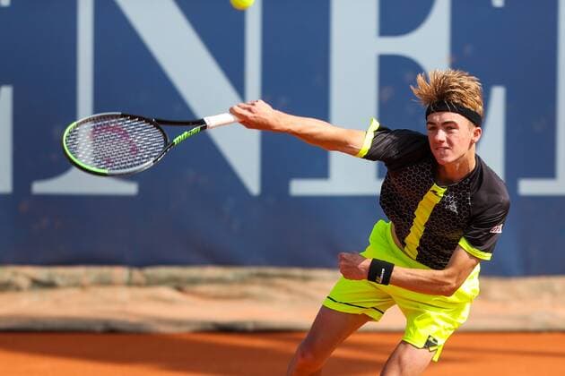 TENNIS - Austrian Pro Series MARIA ENZERSDORF,AUSTRIA,02.JUN.20 - TENNIS - Generali Austrian Pro Series. Image shows Lukas Neumayer (AUT). GEPAxpictures xPhilippxBrem