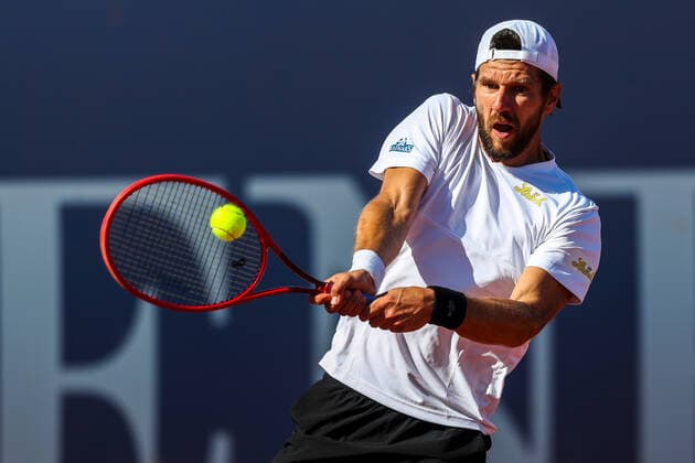 TENNIS - Austrian Pro Series MARIA ENZERSDORF,AUSTRIA,02.JUN.20 - TENNIS - Generali Austrian Pro Series. Image shows Juergen Melzer (AUT). GEPAxpictures xPhilippxBrem