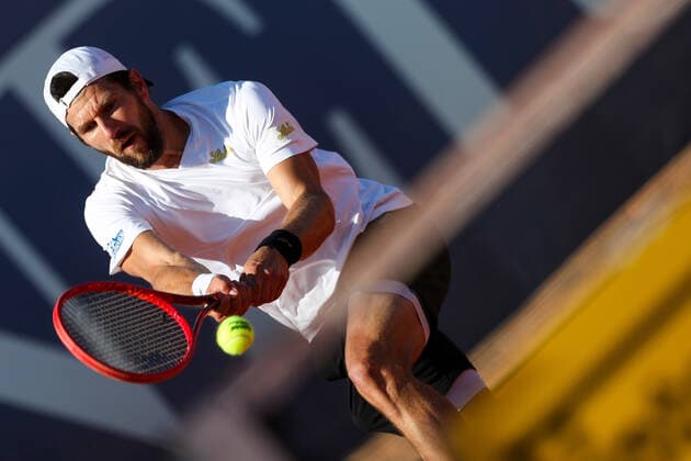 TENNIS - Austrian Pro Series MARIA ENZERSDORF,AUSTRIA,02.JUN.20 - TENNIS - Generali Austrian Pro Series. Image shows Juergen Melzer (AUT). GEPAxpictures xPhilippxBrem
