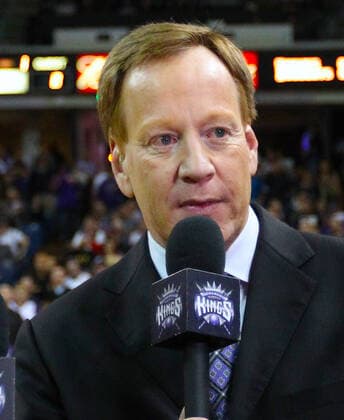 June 03, 2020: FILE: GRANT NAPEAR has been doing play-by-play announcing of Sacramento Kings games since 1988. On Tuesday, he resigned following an All Lives Matter tweet. PICTURED: April 13, 2011, Sacramento Kings announcer Grant Napear prior to the start of NBA, Basketball Herren, USA Basketball game between the Los Angeles Lakers and the Sacramento Kings at the Power Balance Pavilion in Sacramento, California. Sacramento U.S. - ZUMAc04_ 20110414_zaf_c04_006 Copyright: xChristopherxTrimx