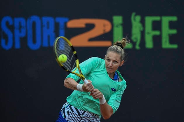 Tenisovy turnaj zen LiveScore Cup, 5. cervna 2020 v Praze. Kristyna Pliskova v utkani proti Karoline Muchove. CTKPhotoP202006050859601 kmt 28