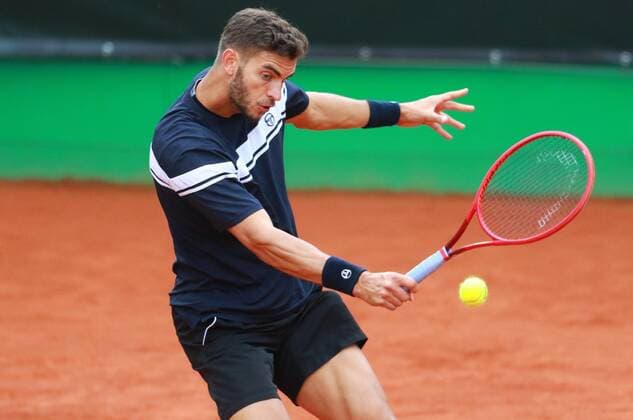 Tobias Simon Tennis Munich Großhesselohe Tannenhof Resort German Mens Series 09 06 2020