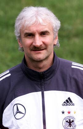 DFB Photo session Germany, Stuttgart, 15 04 2002, Football, DFB Germany Photo session in Stuttgart Rudi Völler Trainer