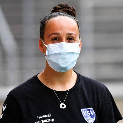Nelly Itchy Jena, 3 , Portrait, Portrait, 10 06 2020, Cologne Germany , Soccer, Flyeralarm Women Bundesliga, 1 FC Köln FF USV Jena, DFB DFL REGULATIONS PROHIBIT ANY USE OF PHOTOGRAPHS AS IMAGE SEQUENCES AND OR QUASI VIDEO xmhx