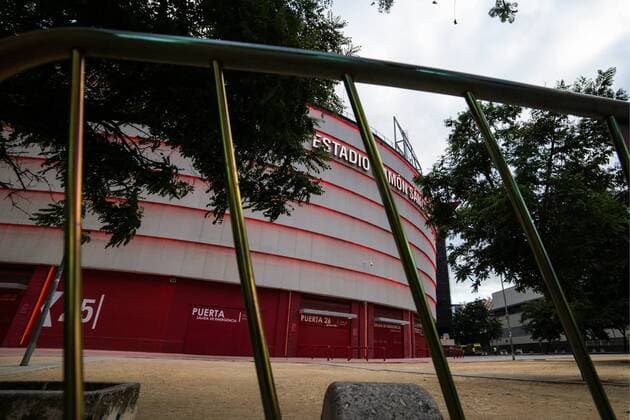 Pre Derby moments in Seville between Sevilla Futbol Club and Real Betis Balompie at Ramon Sanchez Pizjuan Stadium during the Covid 19 Pandemic 11 June, 2020 in Madrid, Spain Cordon Press  xJoaquinxCorcherox xCORONAVIRUS:xTHExSANCHEZxPIZJUANxSTADIUMxARExPREPARINGxFORxTOxLOCALxDERBYx