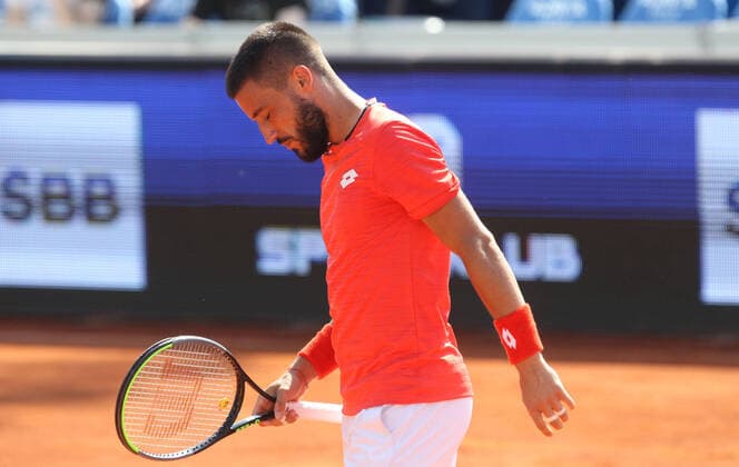 TENNIS - Adria Tour 2020 BELGRAD,SERBIA,13.JUN.20 - TENNIS - Adria Tour 2020. Image shows Damir Dzumhur (BIH). GEPAxpictures xAleksandarxDjorovic