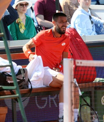 TENNIS - Adria Tour 2020 BELGRAD,SERBIA,13.JUN.20 - TENNIS - Adria Tour 2020. Image shows Damir Dzumhur (BIH). GEPAxpictures xAleksandarxDjorovic