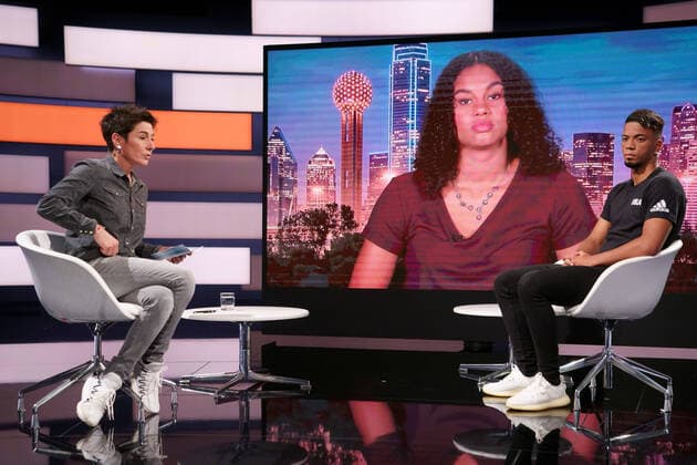 DUNJA HAYALI, BENJAMIN HENRICHS ZUGESCHALTET SATOU SABALLY DAS AKTUELLE SPORTSTUDIO ZDF MAINZ 