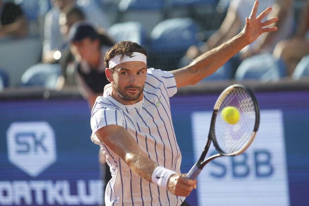 TENNIS - Adria Tour 2020 BELGRAD,SERBIA,14.JUN.20 - TENNIS - Adria Tour 2020. Image shows Grigor Dimitrov (BUL). GEPAxpictures xAleksandarxDjorovic