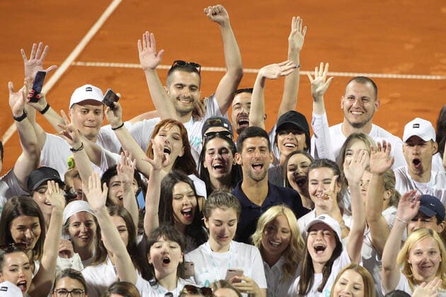 NOVAK DJOKOVIC tennis Adria tournament at tennis center Novak,Belgrade 14.06.2020. MarkoxMetlas 