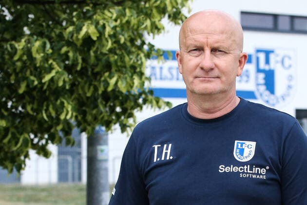 Coach Thomas Hoßmang Hossmang 1 FC Magdeburg 3 League Football Season 2019 2020 Training 1 FC Magdeburg at the MDCC Arena in Magdeburg Football,Men,Men,Germany,11 06 2020