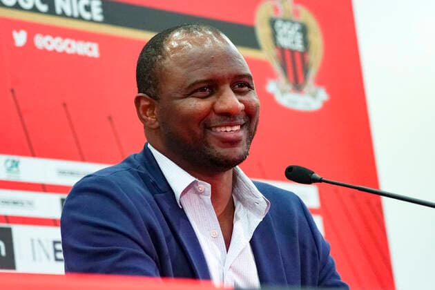 Patrick Vieira (entraineur de l OGC Nice) FOOTBALL : Conference de presse de Patrick Vieira entraineur de l OGC Nice - Nice - 15 06 2020 NorbertScanella PanoramiC 