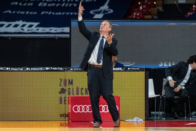 Basketball easyCredit BBL Final Tournament Basketball Munich 15 06 2020 Season 2019 2020 easyCredit BBL Final Tournament 2020 Preliminary Round Group B Matchday 5 Alba Berlin MHP Riesen Ludwigsburg Aito Garcia Reneses Alba Berlin, Trainer Munich Audi Dome Deutschland