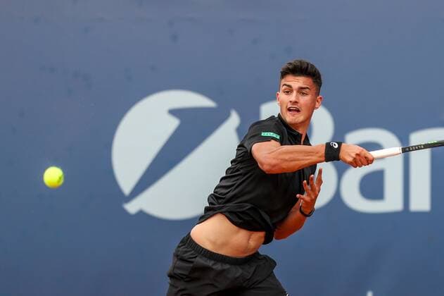TENNIS - Austrian Pro Series MARIA ENZERSDORF,AUSTRIA,16.JUN.20 - TENNIS - Generali Austrian Pro Series. Image shows Alexander Erler (AUT). GEPAxpictures xPhilippxBrem