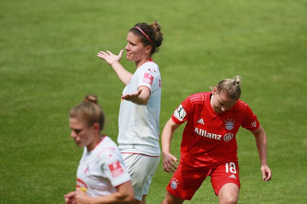Sport 1 FC Cologne vs. Bayern Munich Football 1 Bundesliga Womens Central Lucia Ondrusova 1 FC Cologne , 17 06 2020 firo Sportphoto