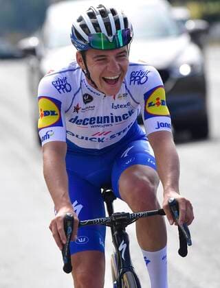 OUDENAARDE, BELGIUM - JUNE 17 : EVENEPOEL Remco (BEL) of DECEUNINCK - QUICK - STEP pictured during a team training session prior to the UCI World Tour Ronde van Vlaanderen cycling race on June 17, 2020 in Oudenaarde, Belgium, 17 06 2020 CYCLISME : Ronde van Vlaanderen 2020 Cycling Race - Entrainement - 17 06 2020 PhotoNews Panoramic 
