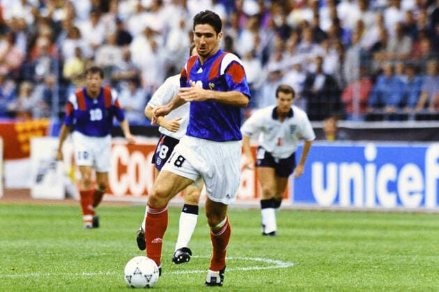 ERIC CANTONA, France, European Cup, Sweden EURO 1992, France vs England 0-0, Malmo CAMPIONATI EUROPEI SVEZIA EURO 1992 FRANCIA-INGHILTERRA 0-0