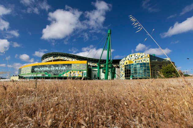 Fußball, Stadiongeschichte Sporting Lissabon June 18, 2020, Lisbon, Portugal: General view of Alvalade Stadium (home stadium of Sporting CP)..Lisbon will host the final phase of the UEFA Champions League, which was suspended in March due to the Covid-19 pandemic. It will be played between 12th and 23th of August at Luz Stadium and Alvalade XXI Stadium. Lisbon Portugal - ZUMAs197 0101736168st Copyright: xHugoxAmaralx