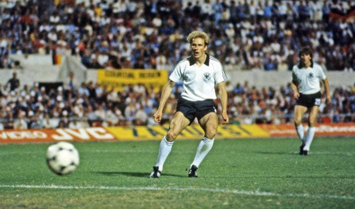 EM 1980 Germany Belgium Italy, Rome, 22 06 1980, Football, UEFA EM 1980 in Italy, Final, DFB Germany Belgium 2 1 Karl Heinz Rummenigge Germany