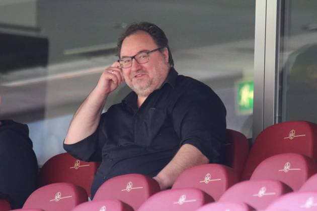20 06 2020, xklex, Football 3 League, 1 FC Kaiserslautern KFC Uerdingen emspor, v l President Mikhail Ponomarev KFC Uerdingen DFL DFB REGULATIONS PROHIBIT ANY USE OF PHOTOGRAPHS as IMAGE SEQUENCES and or QUASI VIDEO Kaiserslautern