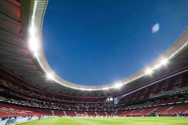 DETAIL OS SILENT MINUTE DURING THE MACTH ATLETICO DE MADRID VERSUS REAL VALLADOLID AT WANDA METROPOLITANO STADIUM. SATURDAY, 20 JUNE 2020. Cordon Press  xJOAQUINxCORCHEROxARCOSx xSOCCERx-xLALIGAx-xGETAFExVSxEIBARx