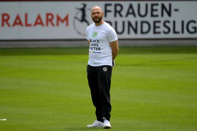 21 06 2020, xemx, Football 1 Womens Bundesliga, FC Bayern Muenchen VfL Wolfsburg emspor, from l Head Coach Stephan Lerch VfL Wolfsburg Muenchen