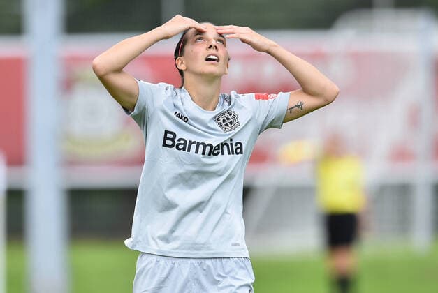 21 06 2020 Football, Women Bundesliga, 2019 2020, 21 Matchday, Bayer 04 Leverkusen 1 FC Cologne Ivana Rudelic Leverkusen DFB REGULATIONS PROHIBIT ANY USE OF PHOTOGRAPHS AS IMAGE SEQUENCES AND OR QUASI VIDEO Photo Noah Wedel Cologne North Rhine-Westphalia Germany Youth Football Centre Kurtekotten
